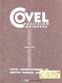 Covel-Covel Operators Instruction Parts No 17 10 x 16 Surface Grinder Machine Manual-# 17-No. 17-03
